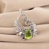 Peridot Gemstone Silver Partywear Pendant, 925 Sterling Silver Women Jewelry, August Birth-Stone Gift CP-42-1
