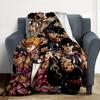Jojo'S Bizarre Adventure Flannel Blanket Throw Blanket Soft Warm Sofa Bed Camping Car Home Decor Unique Christmas Gift C9301104