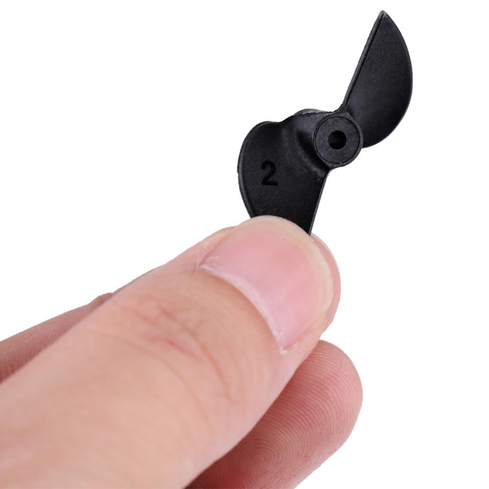 1pair Remote Control Ship Parts 2 Blades CW CCW Nylon RC Boat Propellers Set for 2mm Shaft