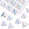 9Pcs Crystal Christmas Tree Pendant Glass Austria Loose Beads Charms Rhinestones for DIY Earring Necklace Craft Jewelry Making