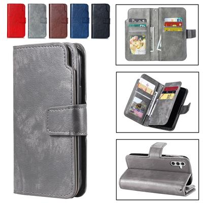 Retro Flip Leather Case For Samsung Galaxy S24 S23 FE S22 A05S A14 A15 A23 A24 A25 A34 A35 A54 A55 A73 Cards Holder Wallet Cover