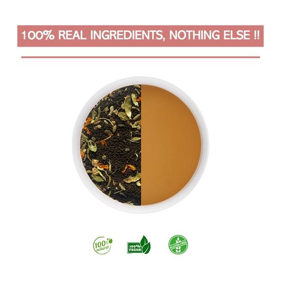 TEA SENSE Bombay Cutting Masala Chai | 200 G | Strong & Aromatic | Assam CTC, Cardamom, Fennel, Dried Ginger, Black Pepper | Chaipatti, Tea Powder