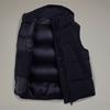 Y-3 FW23 Solid Color Hooded Zip Vest Unisex Vests Black IL2035