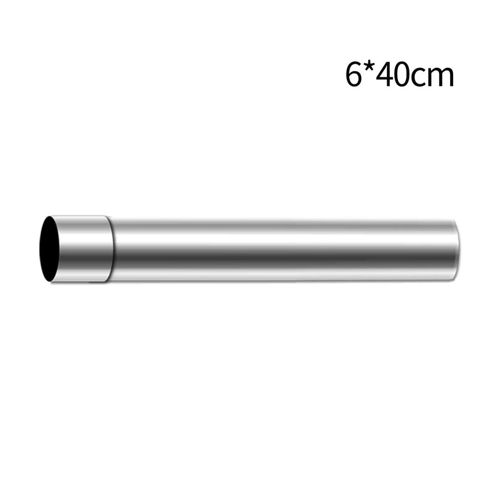 Diamètre 60 mm Conduit en Acier Inoxydable Longueur 30/40 cm Tuyau de Poêle Gaine de Cheminée Type Droit Poêles à Bois Chauffage Tuyau d'Évacuation Outil de Pièce