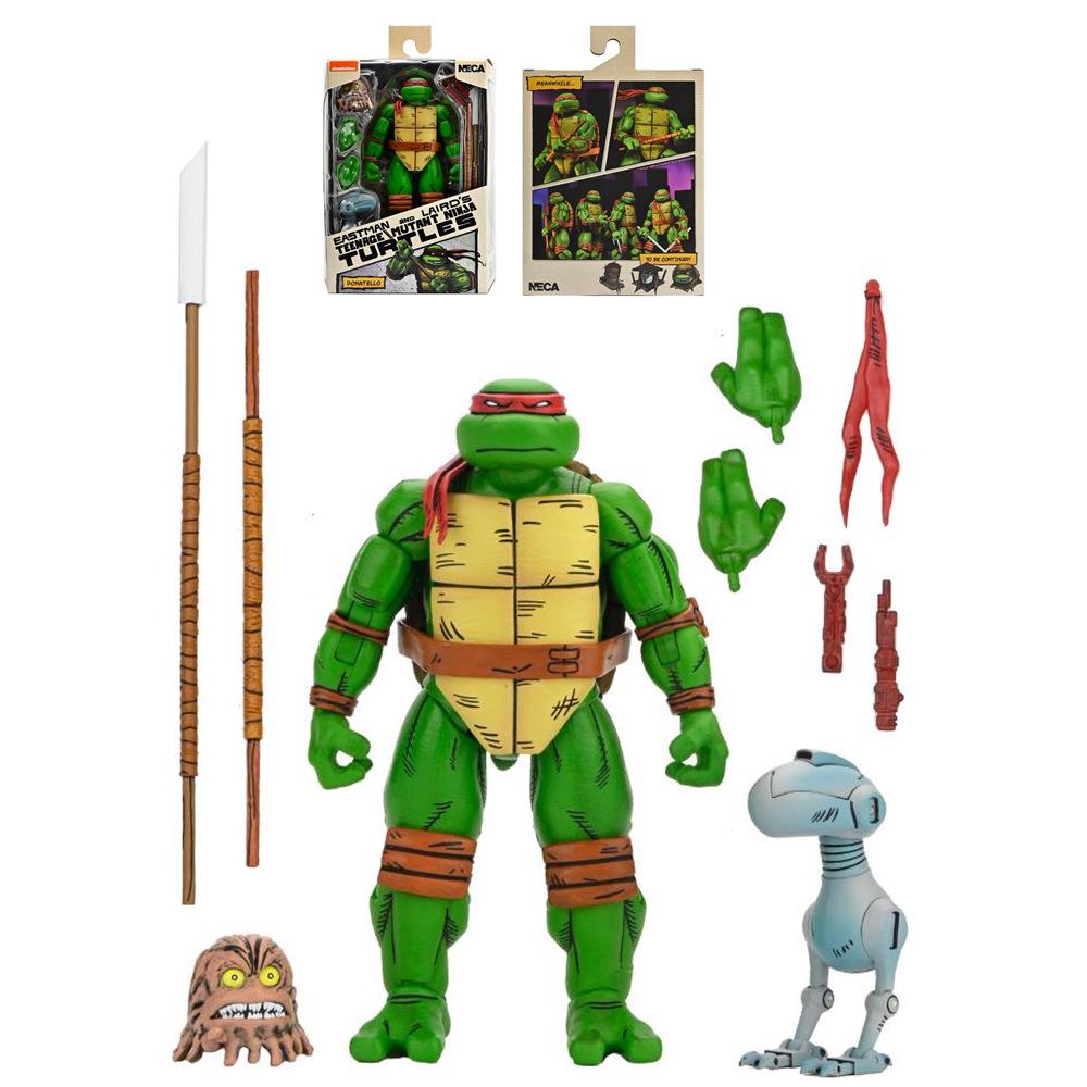NECA Teenage Mutant Ninja Turtles 7-Inch Articulated Movie Figures - Comic Version (4 Types) 'Return To New York' Edition