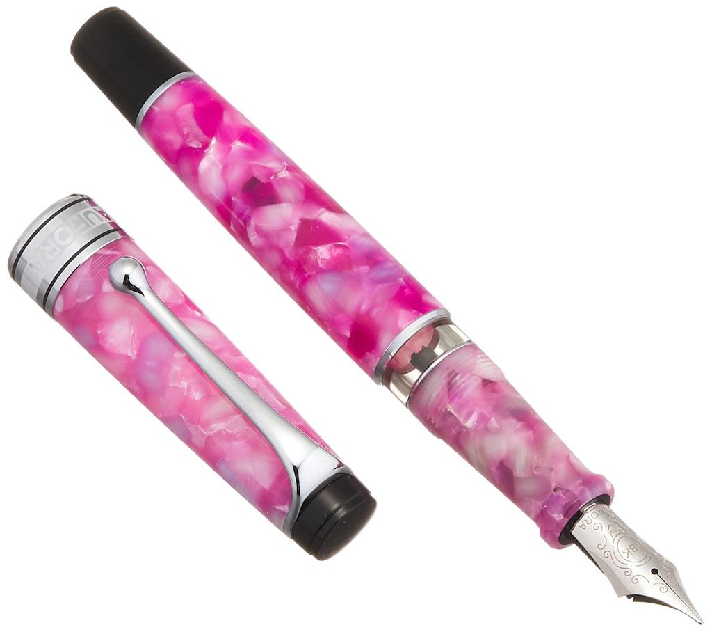 Aurora Kaleido Scorpio Luce Rosa Fountain Fine Limited Officially Imported 996-CKP Pen, Nib, Edition,
