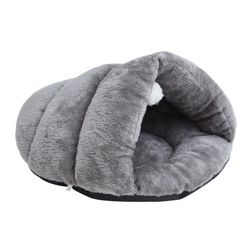 Cat Nest  Pet Nest  Warm All-season  Triangular Cat Nest with Hair Ball  Semi-enclosed Cat Sleeping Bag Nest