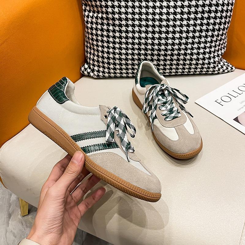 Retro Versatile Color Matching Platform Casual Sports Board Shoes Women's Spring New Models