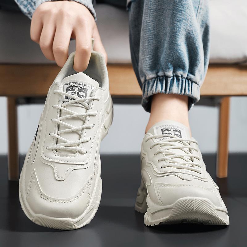 Men's Thick Sole Casual Sports Shoes Summer New Soft Sole Non-slip Outdoor Running Shoes Fashion Student Sneakers Walking Shoes