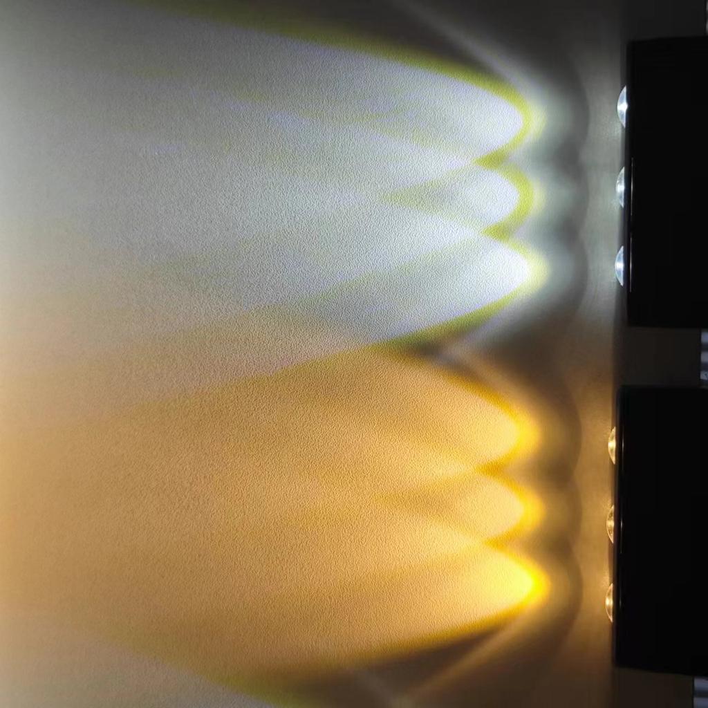 Solar Wall Lamp Outdoor Waterproof Solar Powered Light UP and Down Illuminate Home Garden Yard Decoration Outside Sunlights