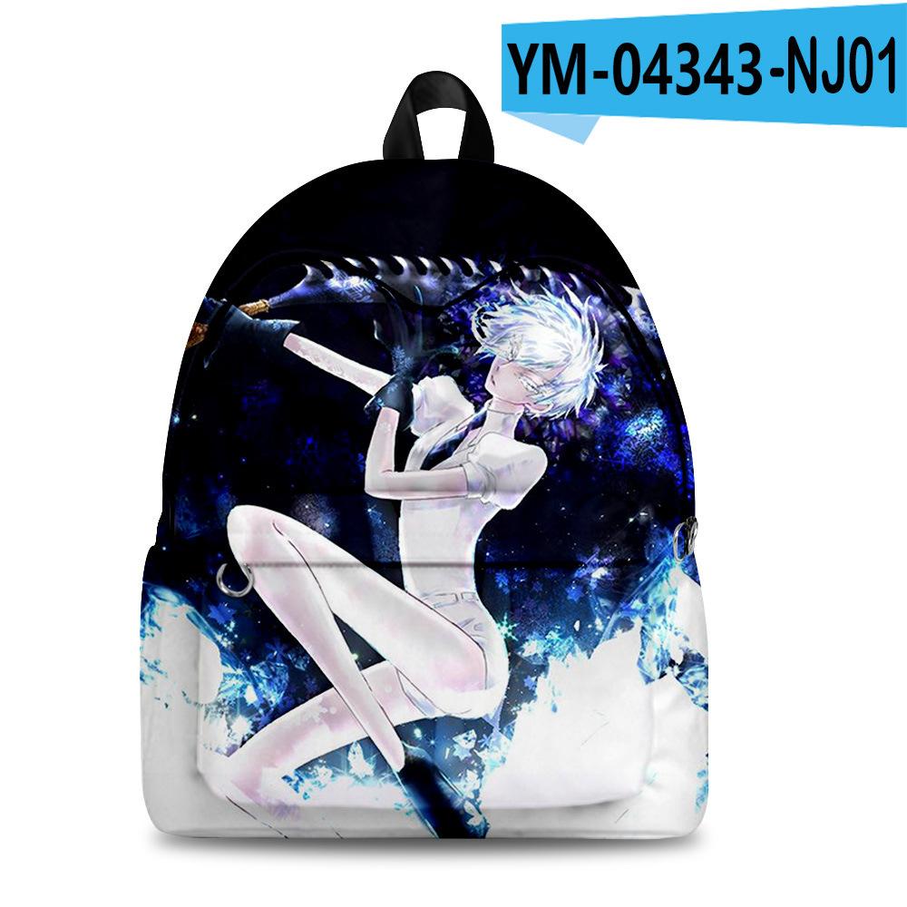 Classic Novelty Land of the Lustrous student Bookbag Notebook Backpacks 3D Print Oxford Waterproof Boys/Girls Travel Backpacks