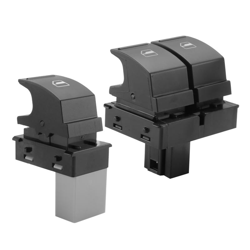 Precise Power Window Switch Power Window Lifter Switch Black For VW Caddy 2K Jetta EOS Golf MK5 Passat B6 Polo 1K3959857A 1K3959