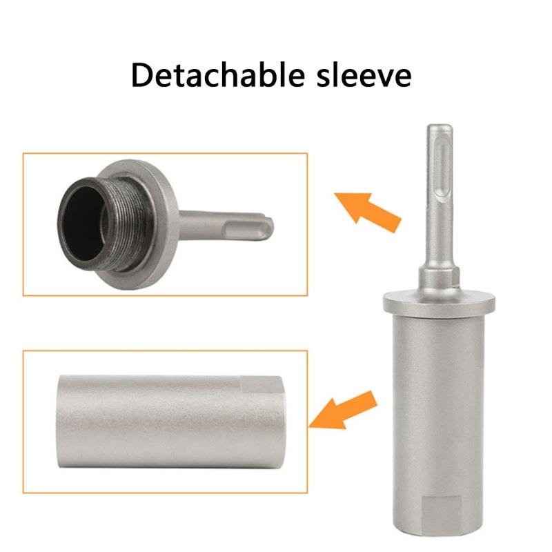 Professional Plus Ground Rod Rotary Hammer Driver Bit for Rebars Piling and Fence Tent Post Installation Removable Tool
