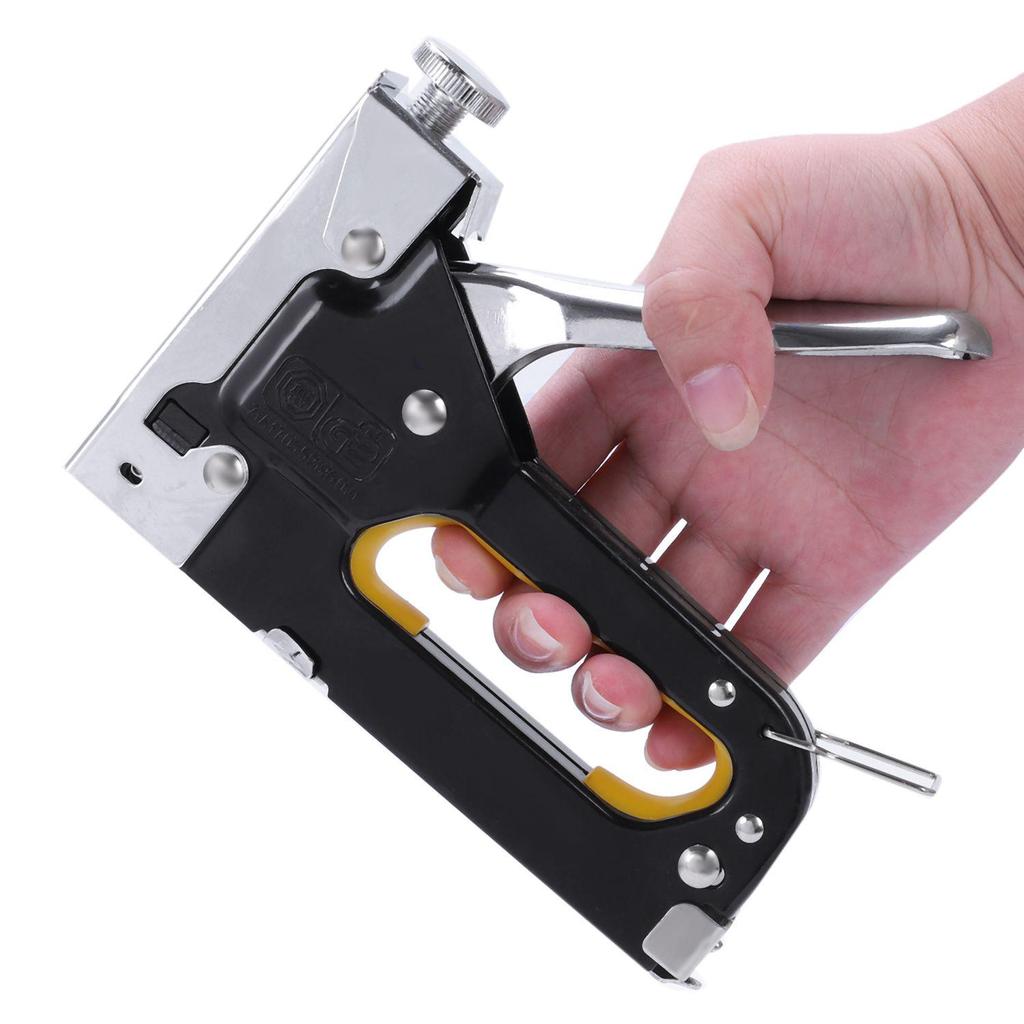 Stapler Manual Nail Heavy Duty Hand Nail Machine Woodworking With Furniture Kit Nailers Riveter Tool