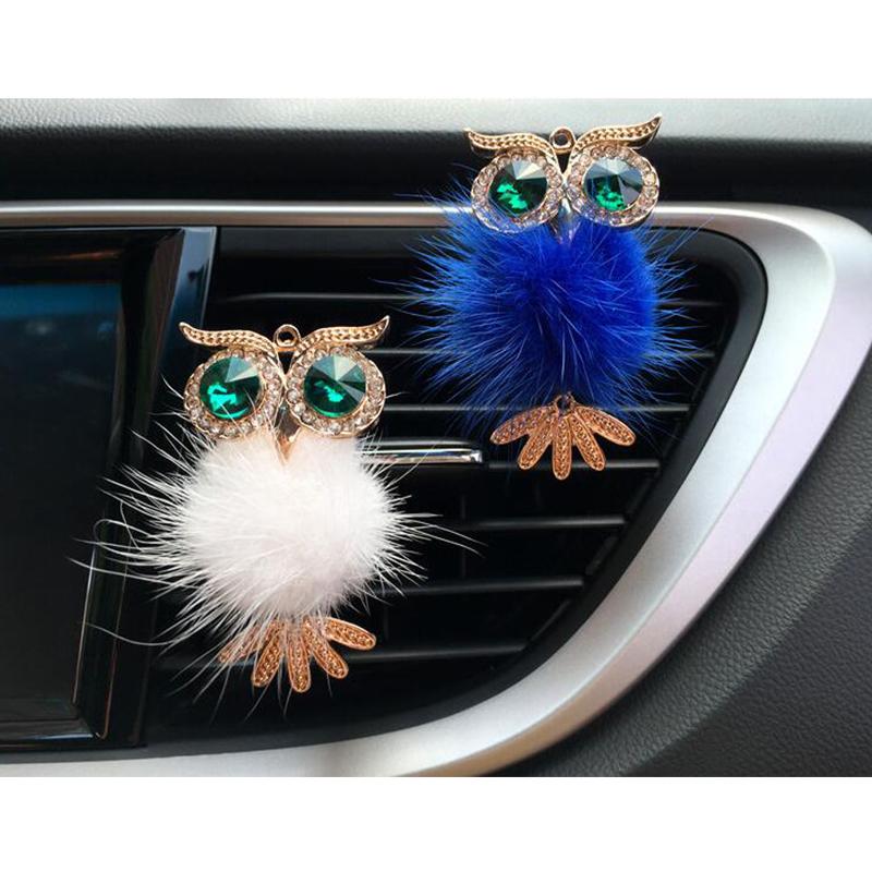 

Car Air Freshener Perfume Holder For Car Outlet owl Auto Outlet Vent Perfume Clip