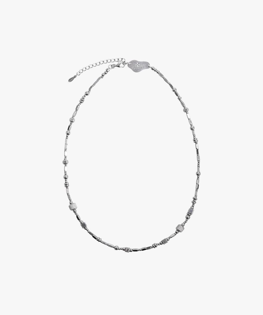 Riomeu Silver Artificial Necklace : Rioan088