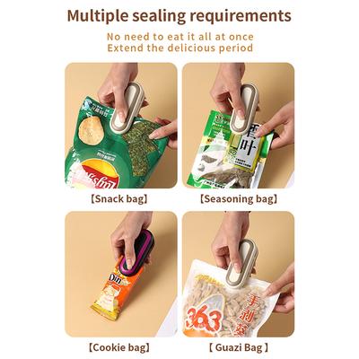 Mini Handheld Sealing Machine - 1PCS Heat Sealer for Snack Bags | Moisture-Proof Plastic Bag Sealer