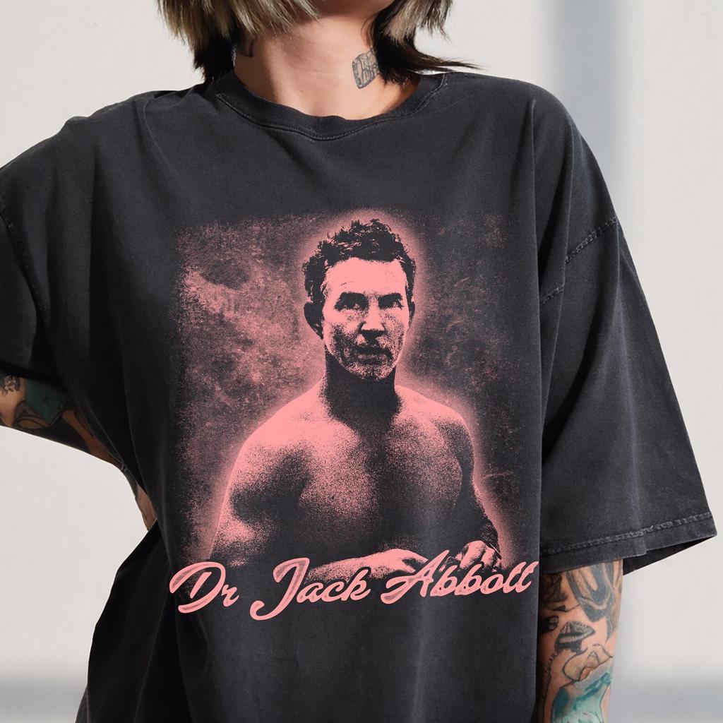 Dr Jack Abbott T-Shirt, Retro Medical Portrait Graphic Tee, Doctor Humor Gift For Him, Birthday Nurse Office Shirt, 90s Washed Tee