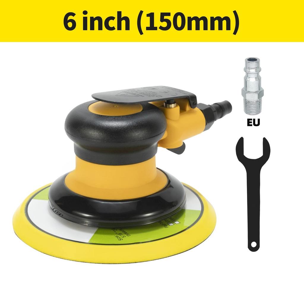 125mm/150mm Pneumatic Orbital Sander Air Grinder Vacuum Eccentric Polishing/Grinding Machine Pneumatic Tools