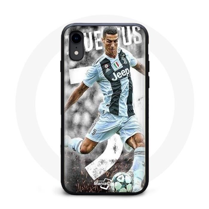 Coque iPhone XR Cristiano Ronaldo Juve