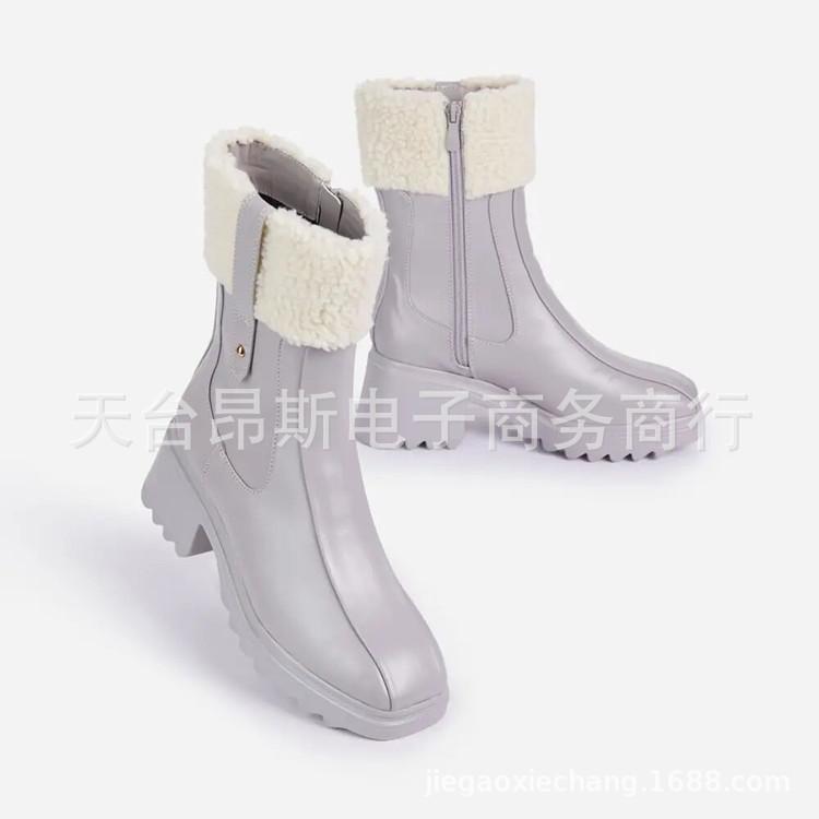 

Женские ботильоны ПВХ дождевые ботинки на массивном каблуке увеличивающие рост короткие ботинки толстая подошва мотоциклетные ботинки для размера 36-43 43