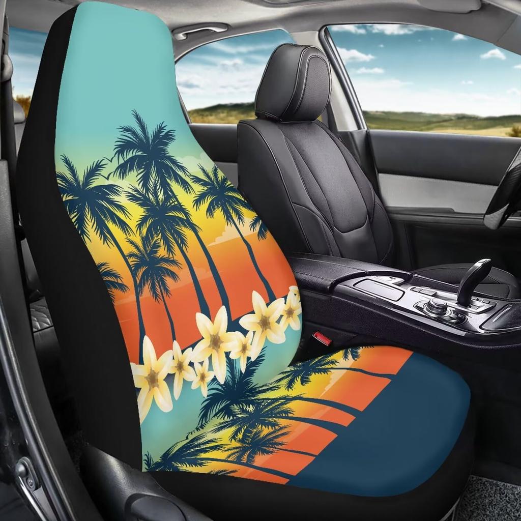 The Same Small Daisy Rainbow Pattern Car Seat Cover Car Seat Cover