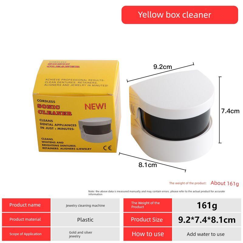Ultrasonic Mini Cleaning Machine, Small Household Bracelet, Necklace, Watch, Jewelry, Contact Lens Cleaner Ultrasonic Cleaner