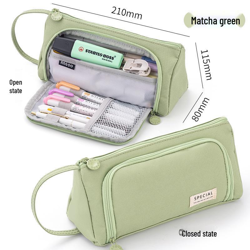 

2025 New Style Large Capacity Multifunctional Pencil Case for Girls - Perfect for Junior High and High School Students