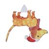 Christmas Dog Yard Decor Light Up with String Light Cute Acrylic Outdoor Animal Decorations for