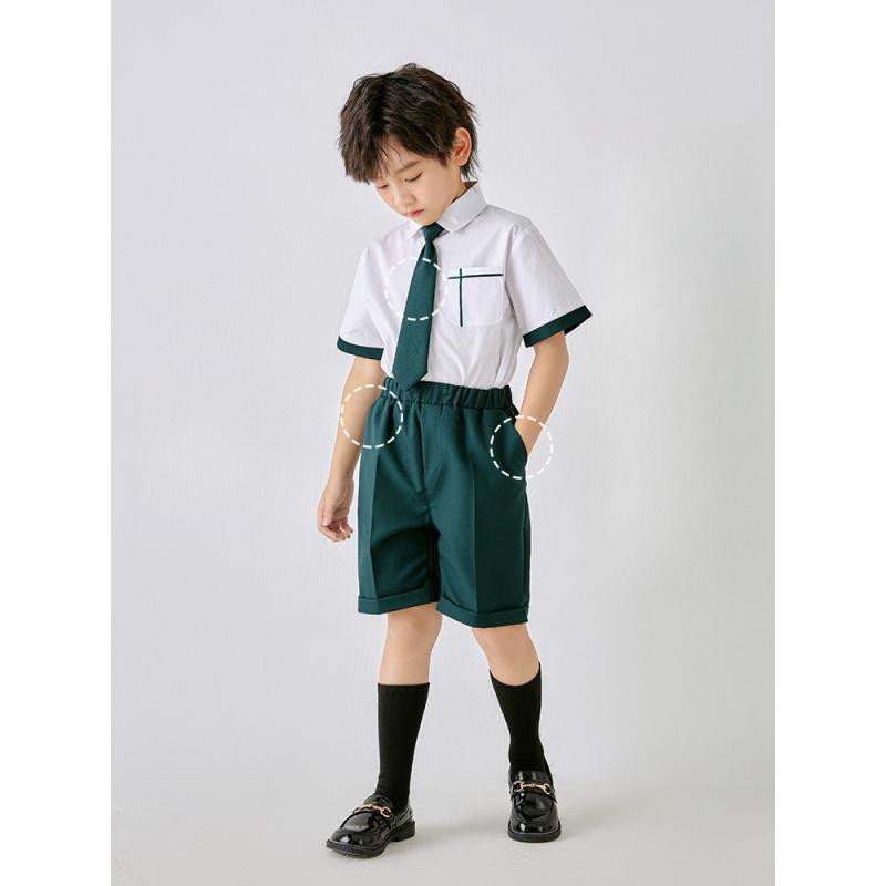 Kindergarten Uniform Summer Outfit Elementary School Class Uniform Spring Autumn British Style Children's Day Chorus Uniform School Uniform Set