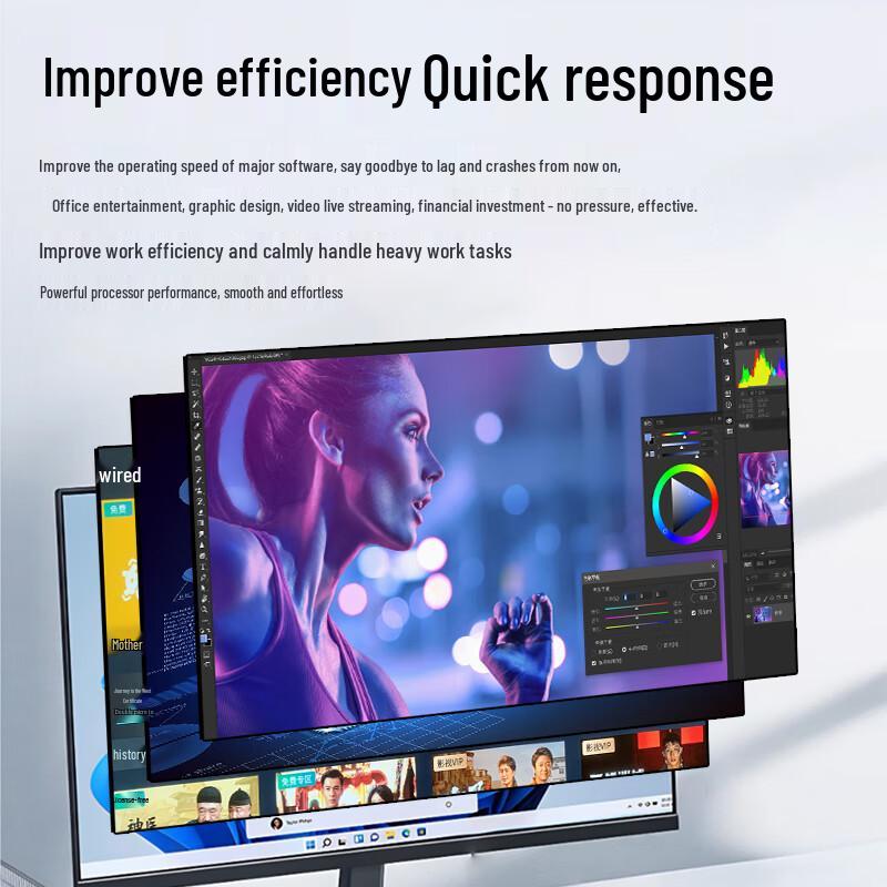 Century Star AMD A8 Desktop PC System with Monitor (CN version)