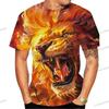 Summer Men's Tshirt Women's Round Neck Tee 3D Printed Lion Pattern Men T-shirt Street Unisex Top Kid Tshirt Women T-shirt 2026