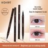 Kashir Dual-Ended Waterproof Eyeliner & Mascara: Ultra-Fine, Smudge-Proof, Long-Lasting for Tear Troughs & Lower Lashes