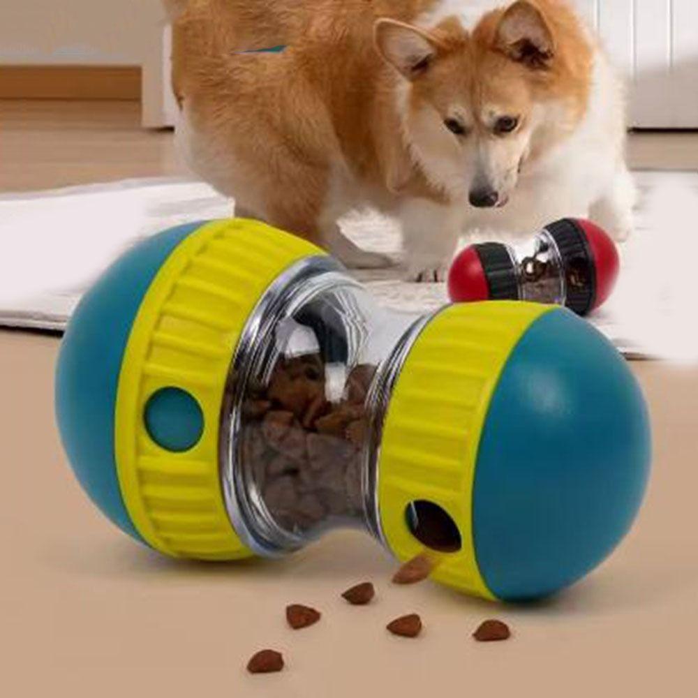 Interactive Dog Treat Leaking Toy Bite-resistant Pet Food Dispenser Dog Slow Feeder Ball  Home