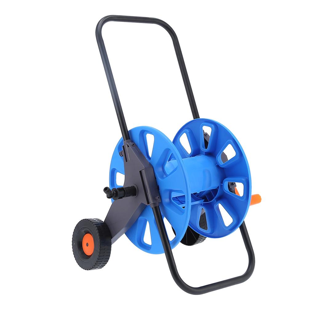 Garden Hose Reel Cart Portable HandPush Water Pipe Storage Rack Organizer for G1 2 50m Tube