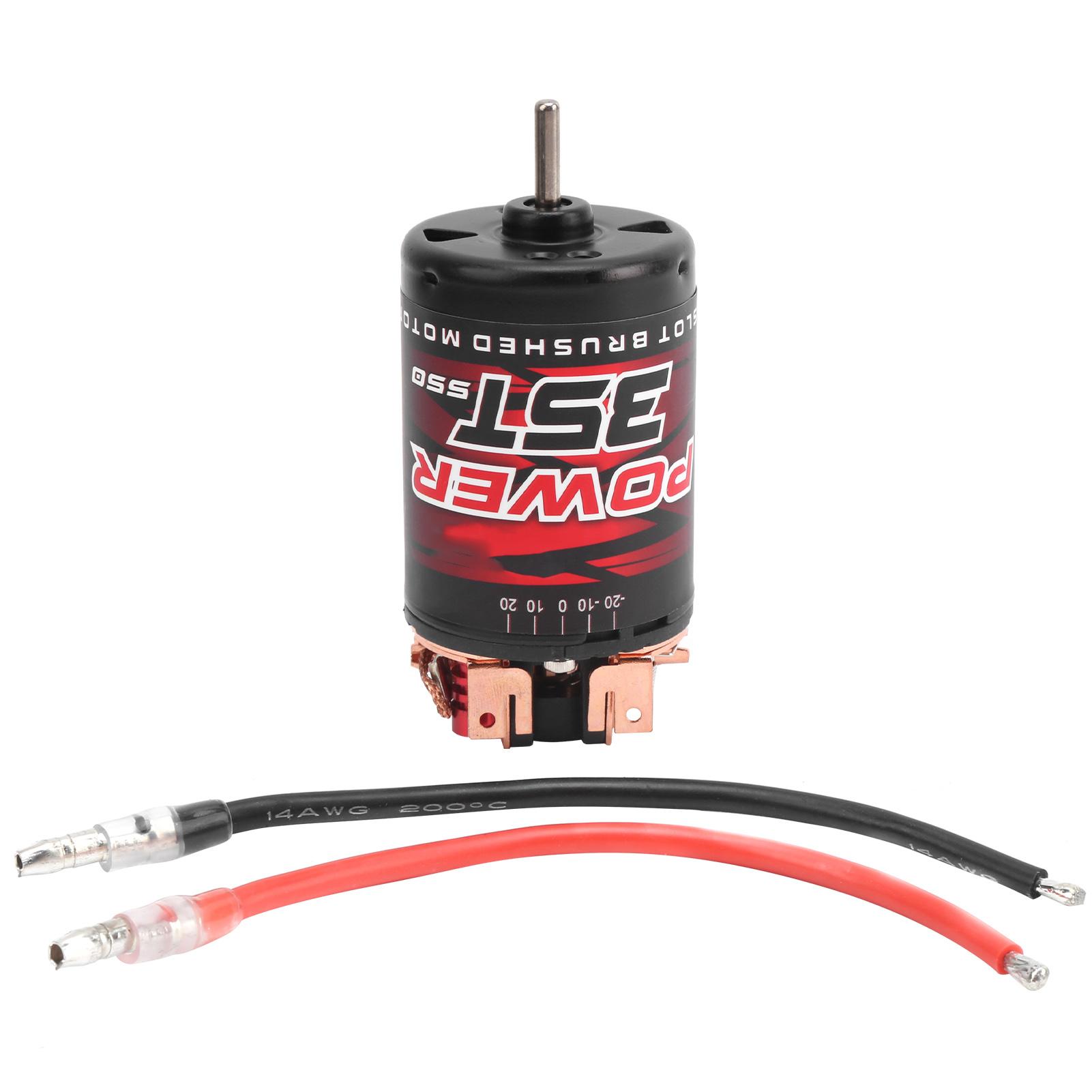

3Slot 550 Brushed Motor 35T RC Motor Replacement for 110 112 Remoted Control Car