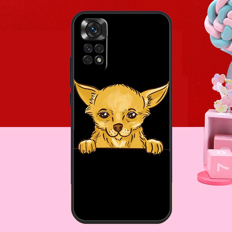 Cartoon Chihuahua Dog Case For Xiaomi Redmi Note 13 12 11 10 14 15 Pro Plus Redmi 15 C 14C 10C 12C 13C Soft Cover