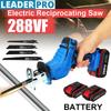 288VF Electric Cordless Reciprocating Saw Chainsaw Adjustable Speed Wood Metal PVC Pipe Cutting Saw Power Blades Tool 325x110mm