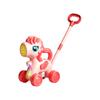 2-in-1 Push and Blow Toy Car with Lights - Walking Cart for Toddlers, Outdoor - Push Toy for Kids