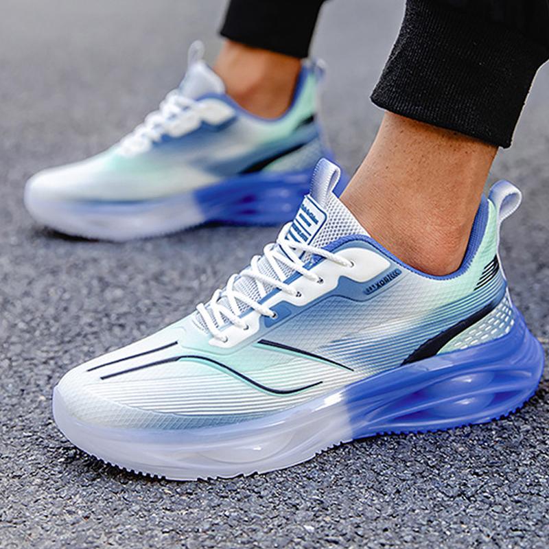 New Lightweight Road Running Shoes Men Mesh Uppers Cushioning Sneaker Breathable Outdoor Jogging Shoes Men Large Size 39-47