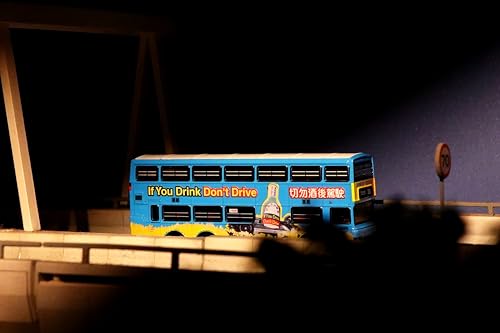 Tiny City 1/110 Dennis Dragon KMB 11m Zero Accidents (33A) "Zero Accidents on the Road, Love for Hong Kong People" Double-Decker Bus Diecast Model Car