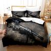 3D digital printing pattern sanded bedding three-piece set quilt cover pillowcase home set