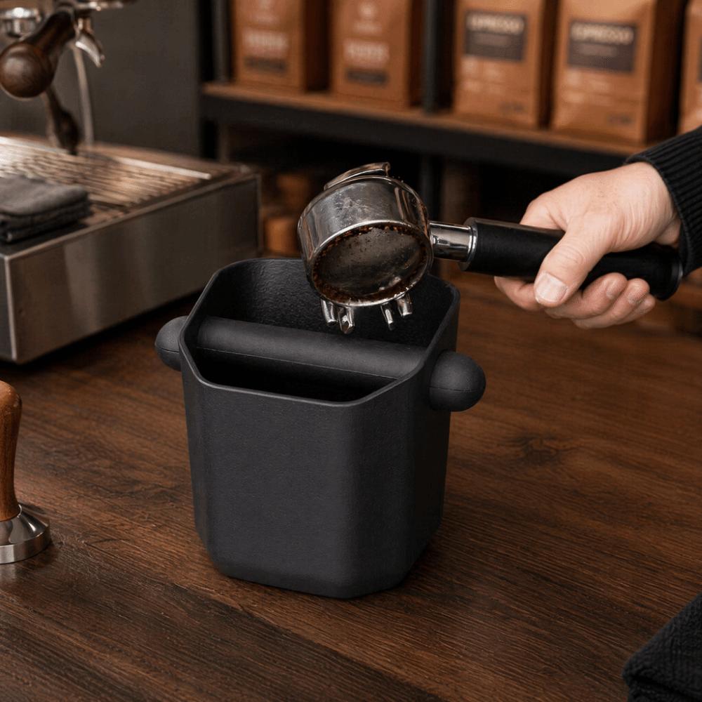 Hexagonal Prism Shape Coffee Knock Box ABS Material Mini Knock Box Coffee Accessory