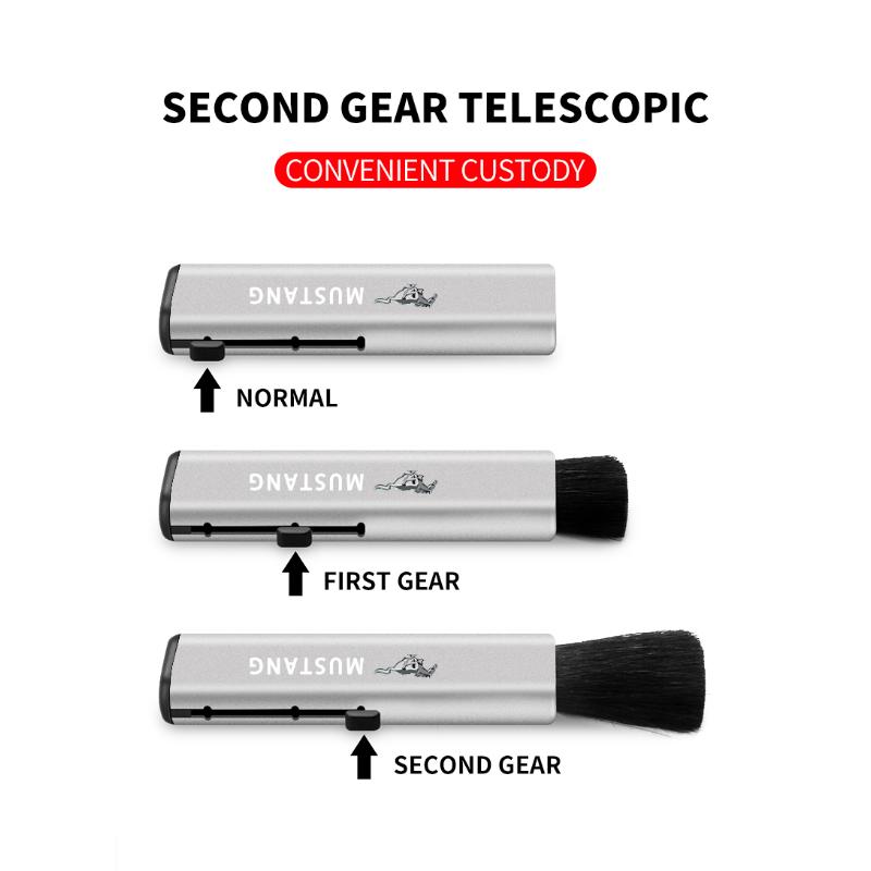 Car Interior Cleaning Brush Telescopic Small Soft Brush Accessories For Ford Mustang 2005 2006 2007 2008 2009 2016 2017 GT Guitar Eleanor Pickguard