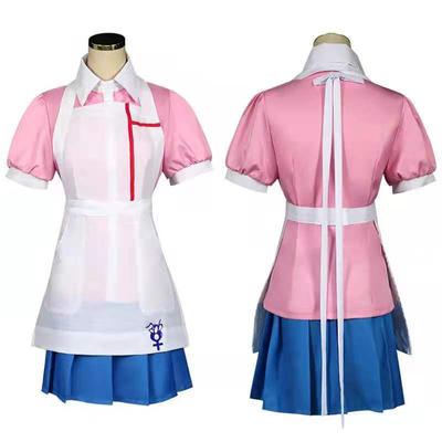 SCIONE Mikan Tsumiki Cosplay Anime Danganronpa Dangan Ronpa 2 Cosplay Kostýmy Dámské kostýmy Soupravy Šaty