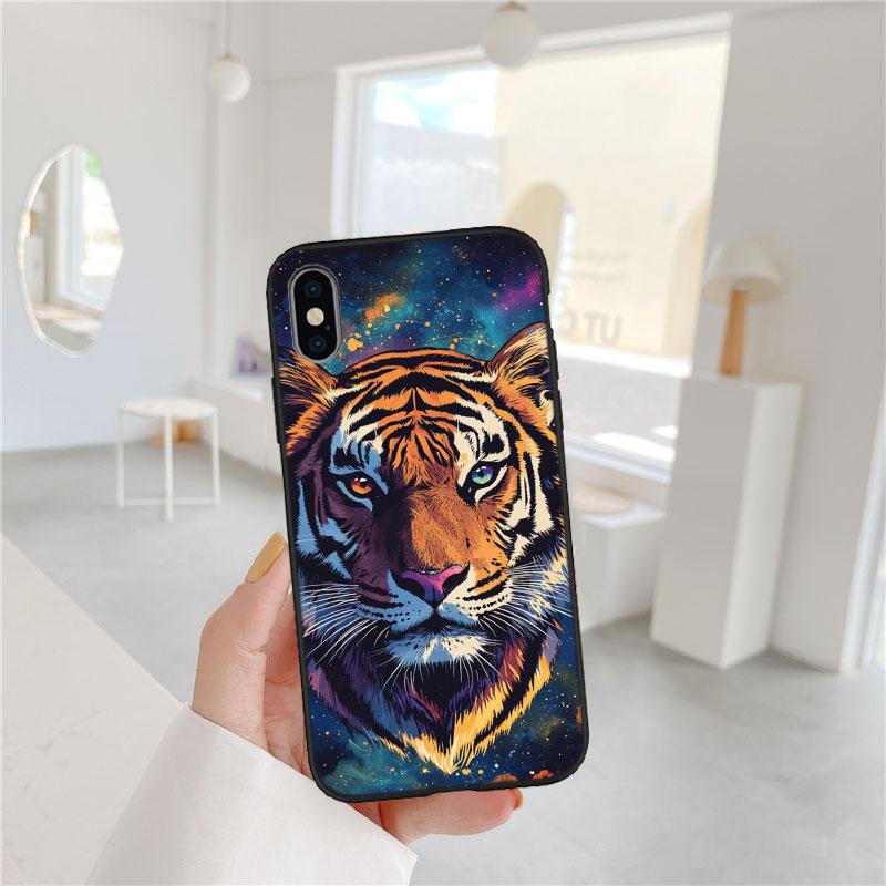Wolf Tiger Lion Phone Case for Motorola Moto Edge + G54 E14 G04S G45 G54 G64 S30 S50 X30 X40 X50 Ultra Pro Power