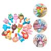 5 Pack Cute Cartoon Earphone Cable Winder Earphone Cable Storage Clip Random Color Pretty Animals Charging Cable Fixing Clip