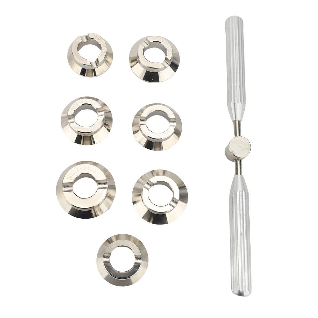 Watch Back Case Opener Closer 5539 Watch Case Back Remover Repair Tool with 7 Dies for Watchmakers