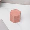 Boîte à Bague, Boîte Cadeau Hexagonale en Velours pour Bijoux, Compacte avec Protection en Éponge Douce Design Élégant, Boîte à Bijoux pour Fiançailles, Demande en Mariage, Mariage