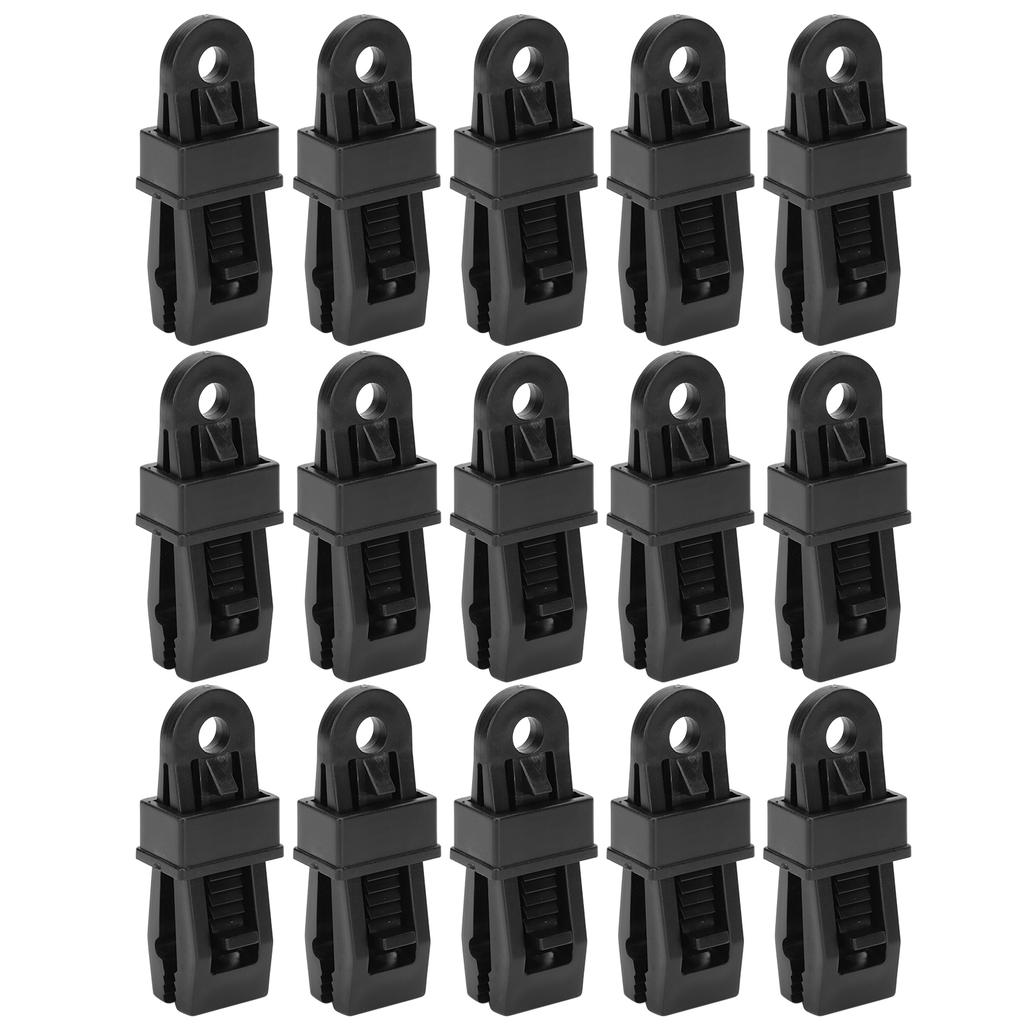 15Pcs Outdoor Camping Windproof Tent Clip Portable Camping Canopy Awnings Clamp Nylon